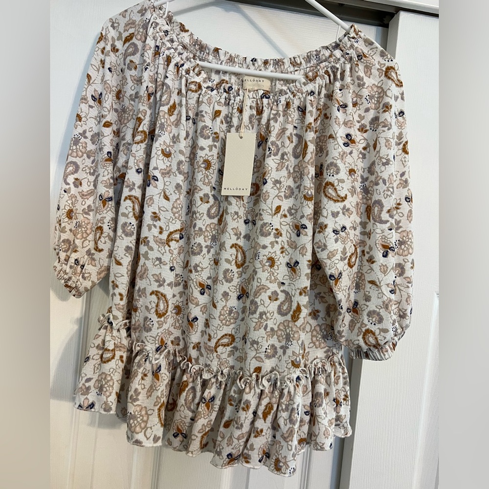 Melloday Women’s Blouse, Size M
